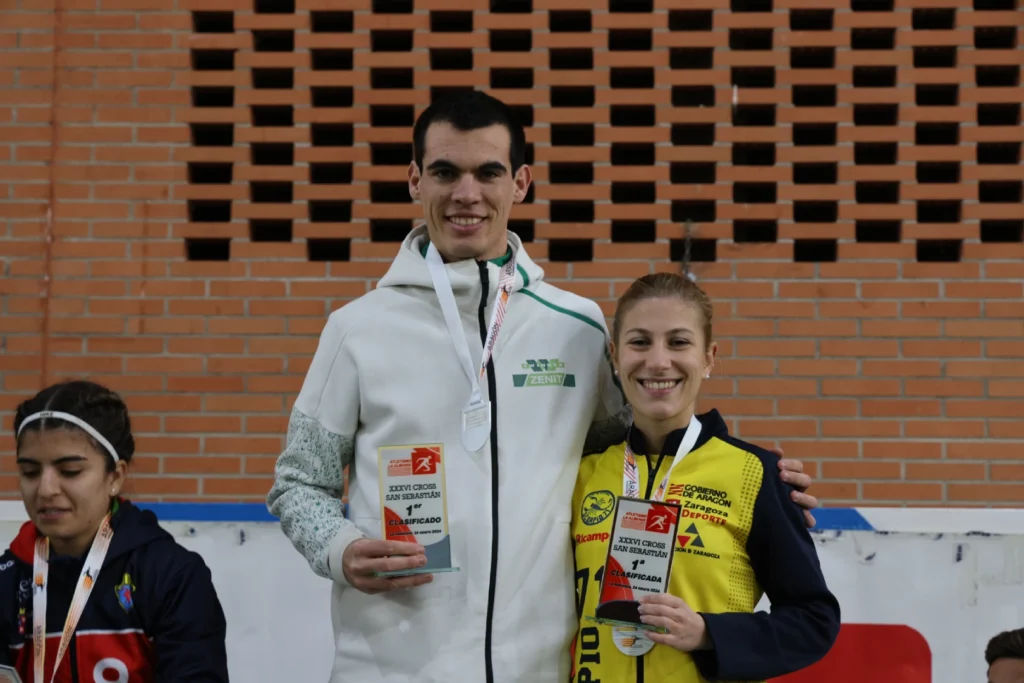 Sergio Latorre e Isabel Linares, ganadores masculino y femenino del XXXVII Cross de San Sebastián