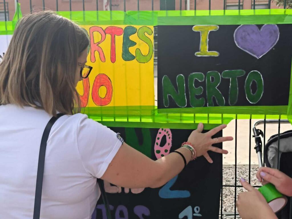 El AMPA del Colegio Nertóbriga se manifiesta en contra de recortes